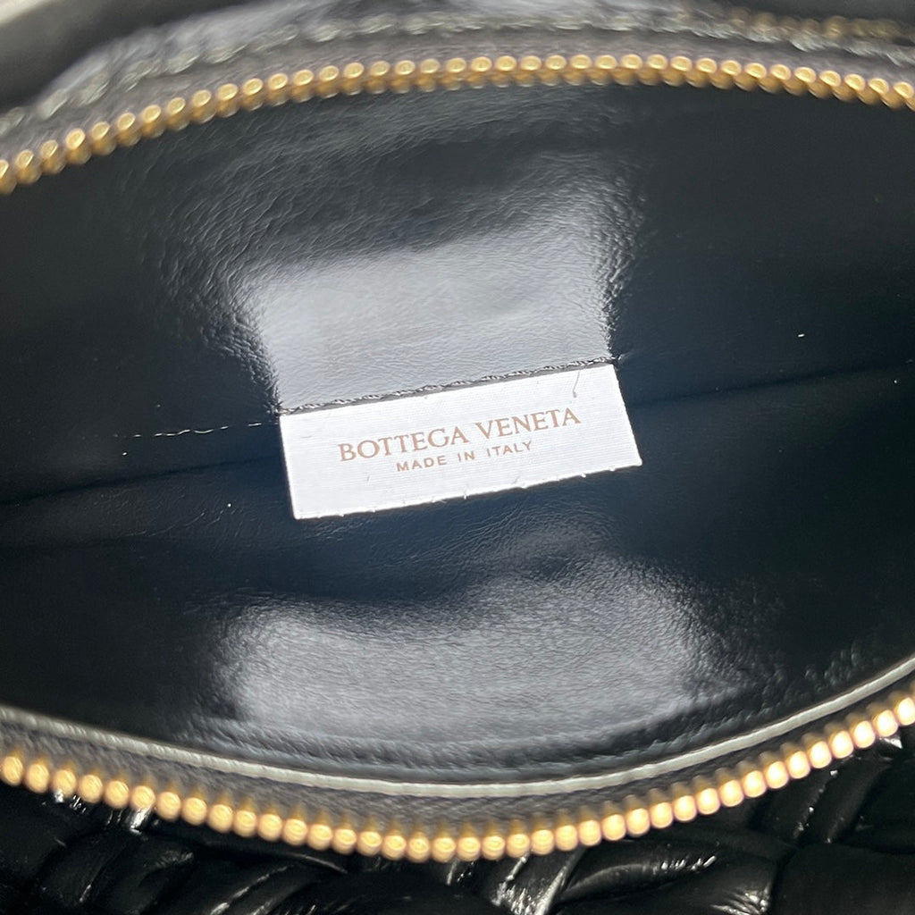 BOTTEGA VENETA KALIMERO CITTÀ 25 IN BLACK CALFSKIN
