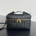 BOTTEGA VENETA BANG BANG 22 VANITY CASE IN BLACK CALFSKIN