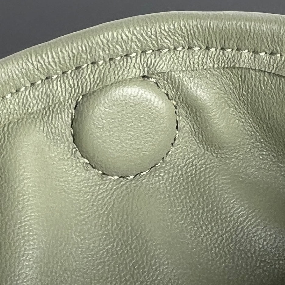 BOTTEGA VENETA MINI HOP 25 IN TRAVERTINE CALFSKIN