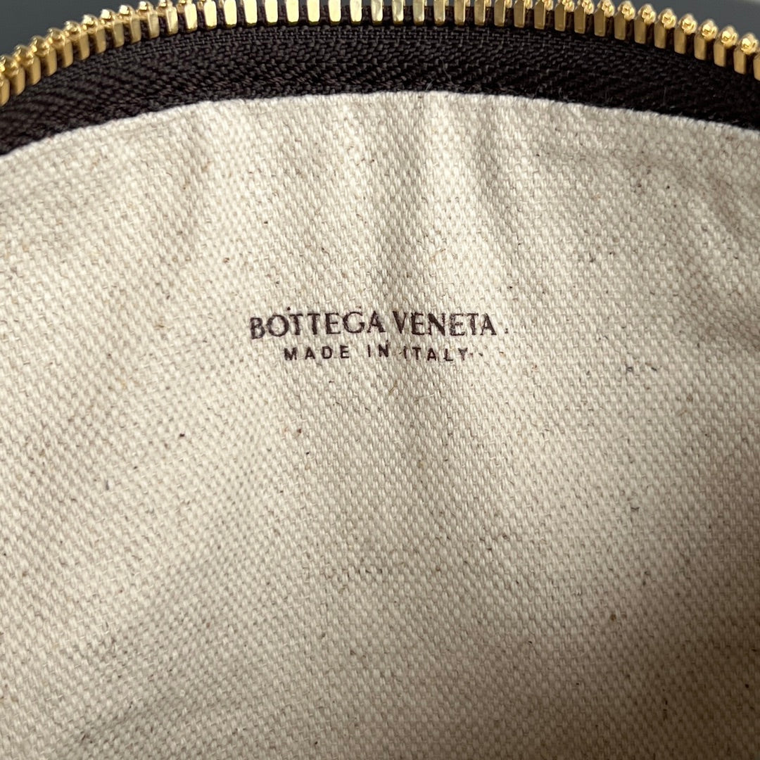 BOTTEGA VENETA MINI WALLACE 20 BAG IN NATURAL RAFFIA CROCHET