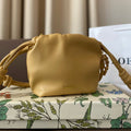LOEWE LOE MINI 18 FLAMENCO PURSE IN SAHARA NAPPA LAMBSKIN