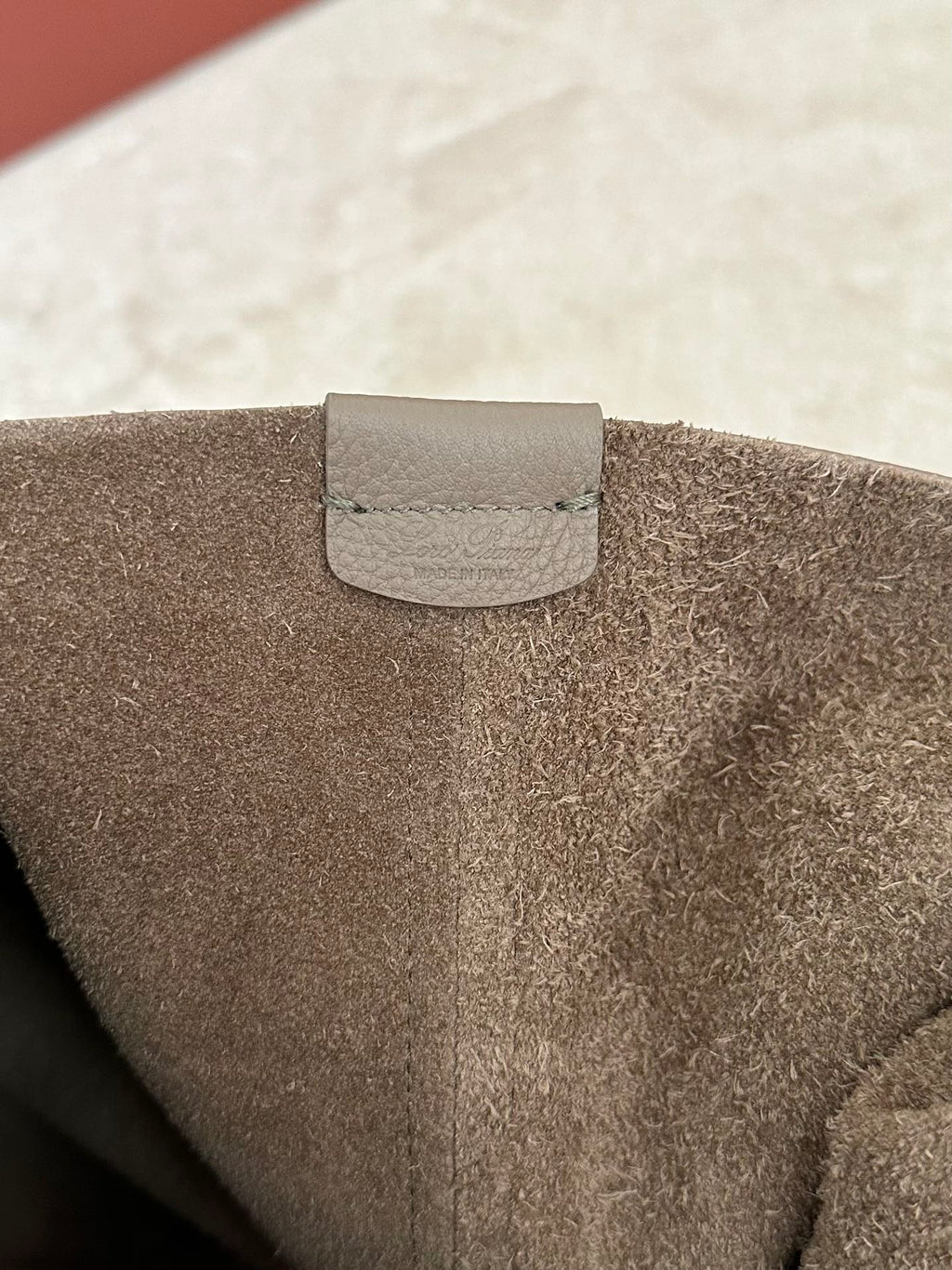 LORO PIANA BALE HOBO EXTRA LARGE 40 BAG IN MEDIUM BROWN CALFSKIN