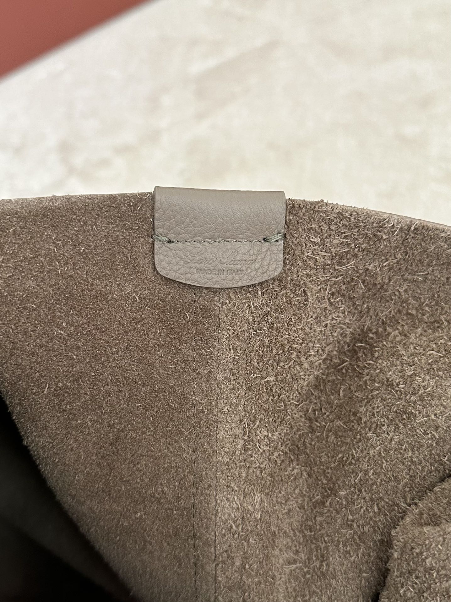 LORO PIANA BALE HOBO EXTRA LARGE 40 BAG IN MEDIUM BROWN CALFSKIN