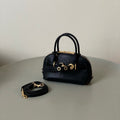 MIU MIU AVENTURE NAPPA MINI BAG 21 IN BLACK CALFSKIN GOLD HARDWARE