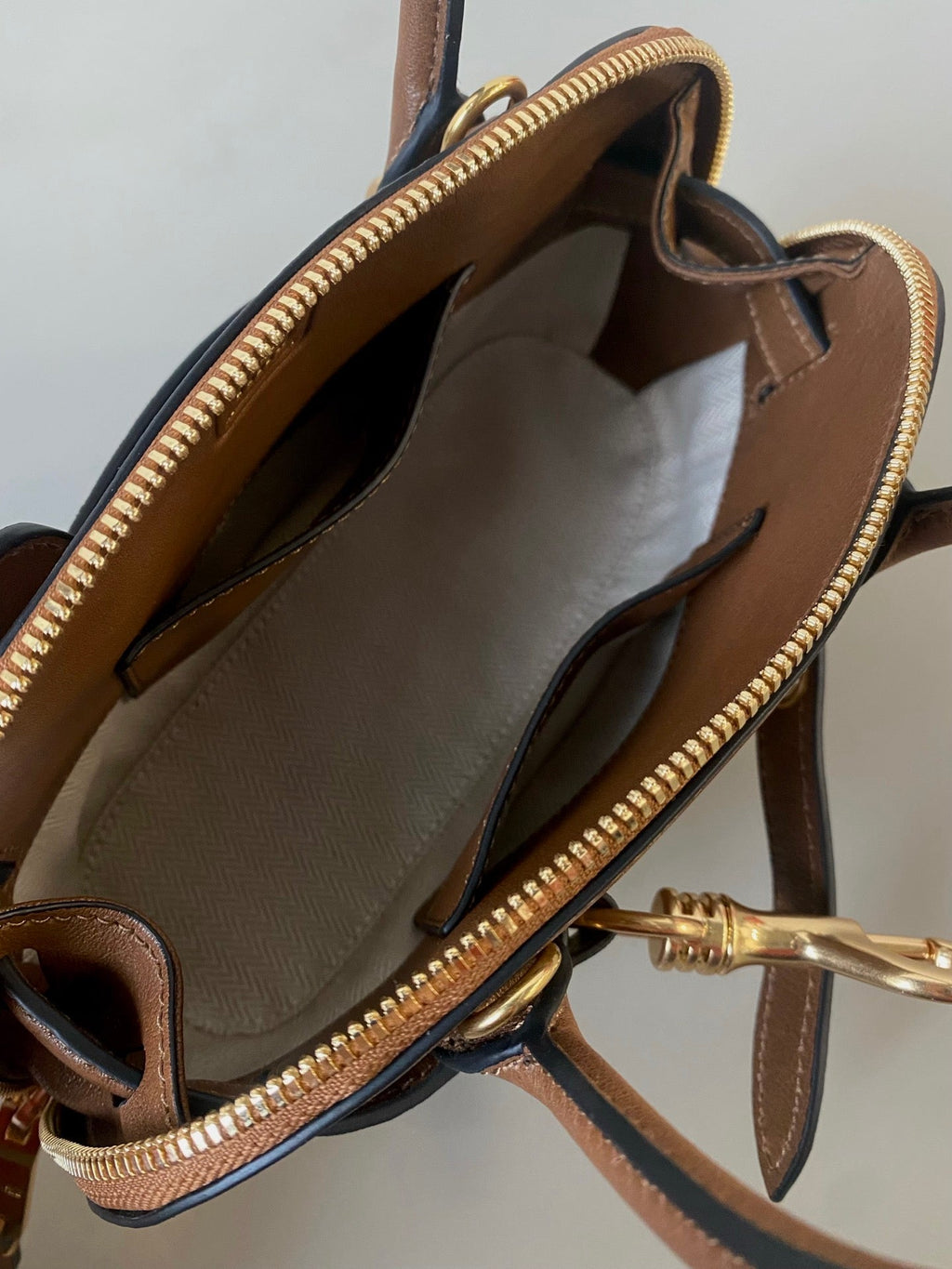 MIU MIU AVENTURE NAPPA MINI BAG 21 IN RUSSET BROWN CALFSKIN GOLD HARDWARE