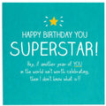 Superstar Cheerful Birthday Card