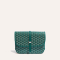 GOYARD BELVEDERE MM BAG 28CM GREEN CANVAS