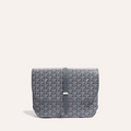GOYARD BELVEDERE MM BAG 28CM GREY CANVAS