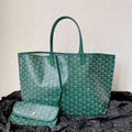 GOYARD SAINT LOUIS GM 40CM GREEN CANVAS