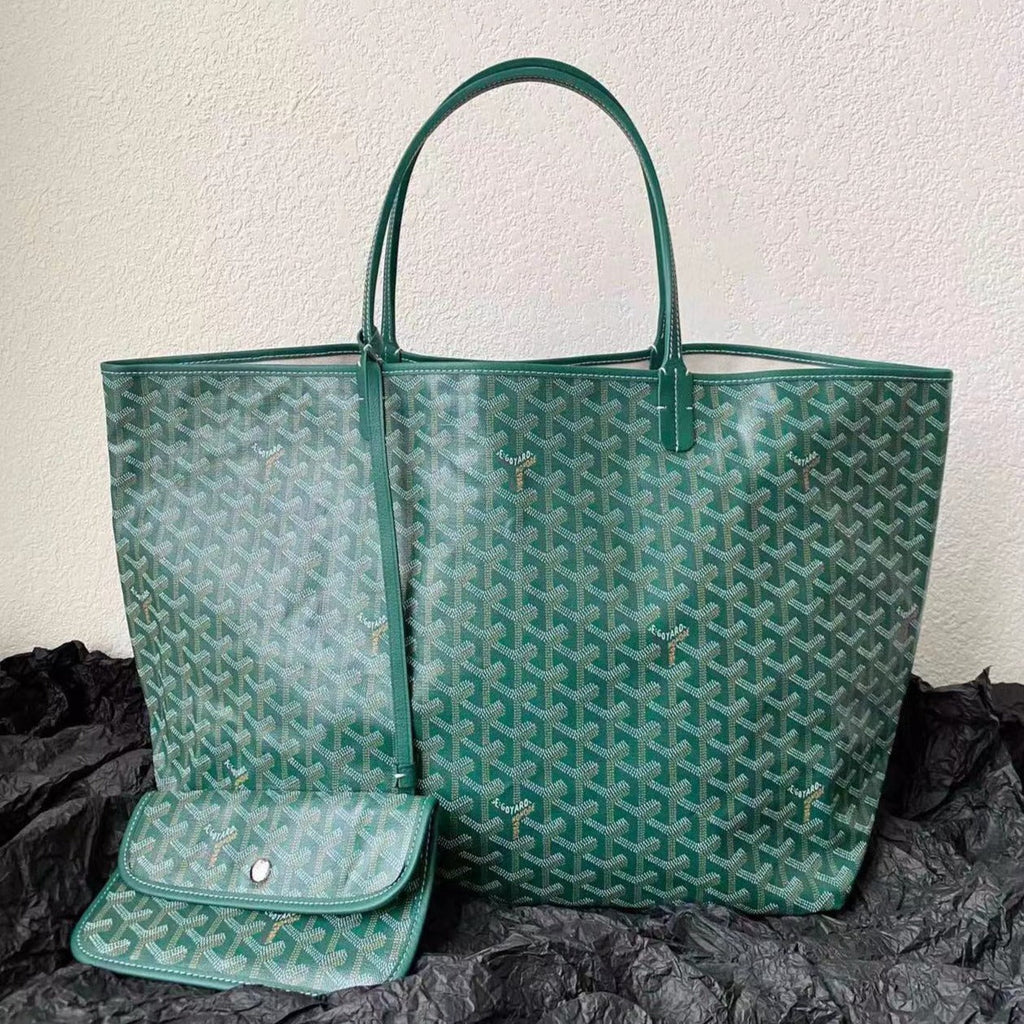 GOYARD SAINT LOUIS GM 40CM GREEN CANVAS