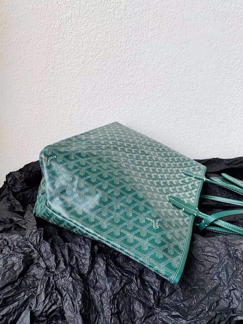 GOYARD SAINT LOUIS GM 40CM GREEN CANVAS