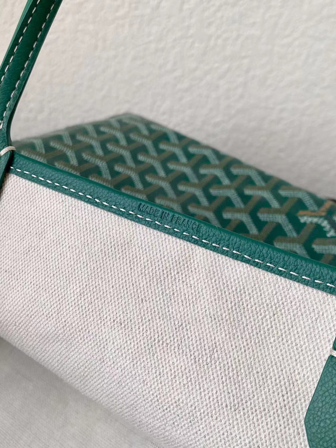 GOYARD SAINT LOUIS GM 40CM GREEN CANVAS