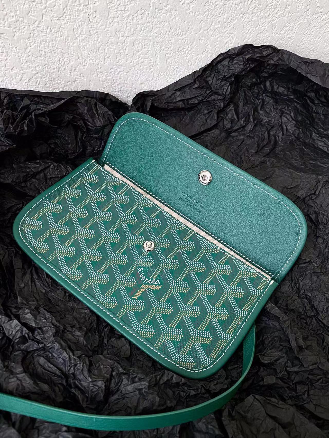 GOYARD SAINT LOUIS GM 40CM GREEN CANVAS
