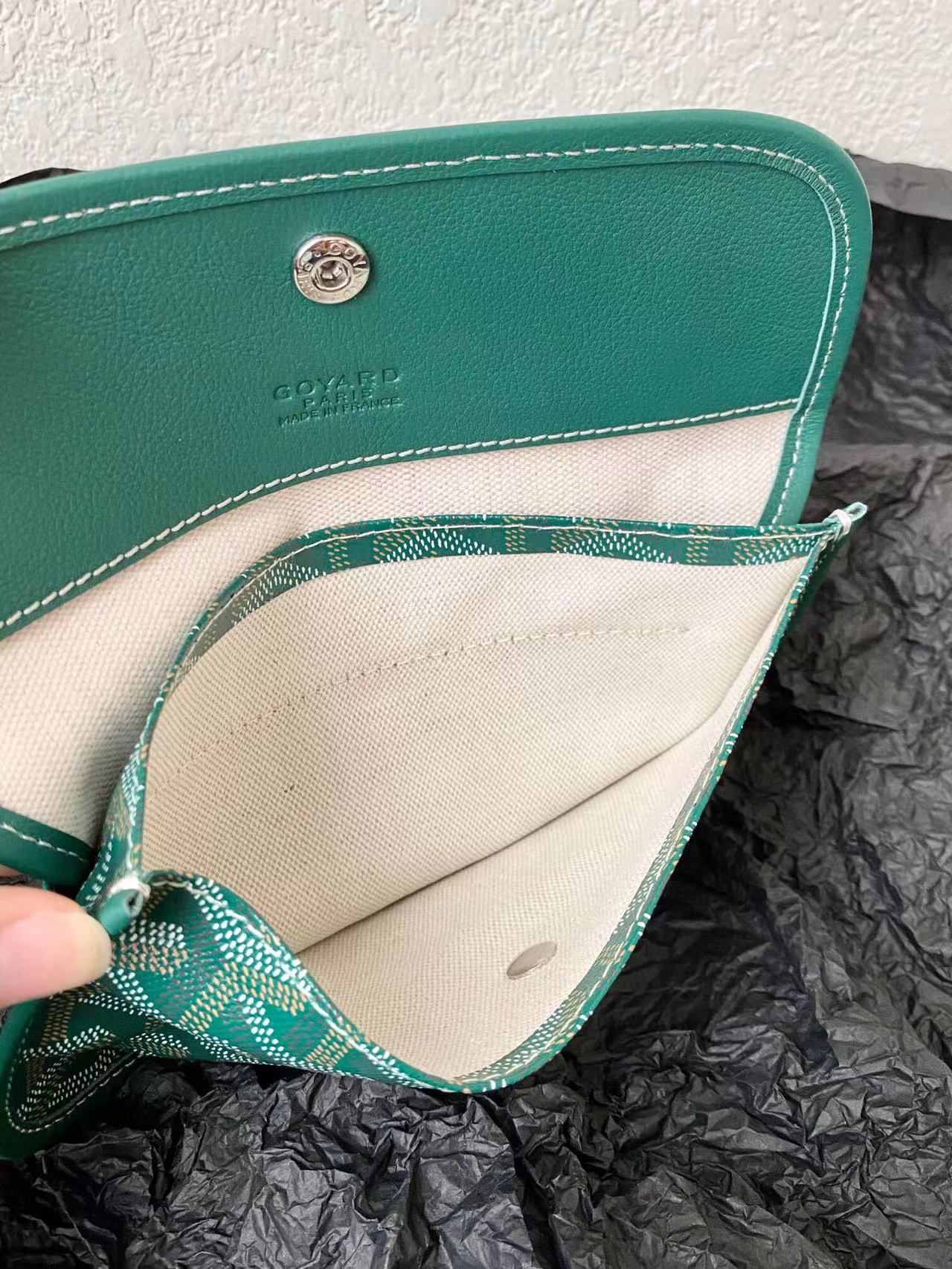 GOYARD SAINT LOUIS GM 40CM GREEN CANVAS