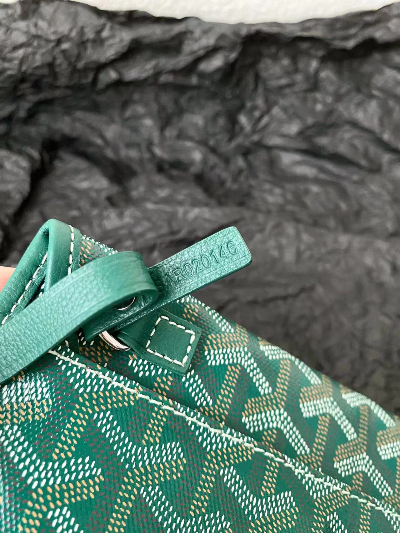 GOYARD SAINT LOUIS GM 40CM GREEN CANVAS