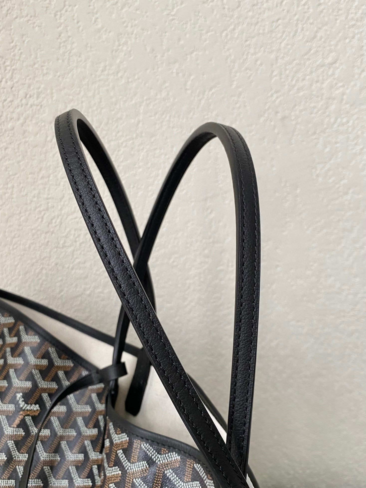 GOYARD SAINT LOUIS GM 40CM BLACK CANVAS