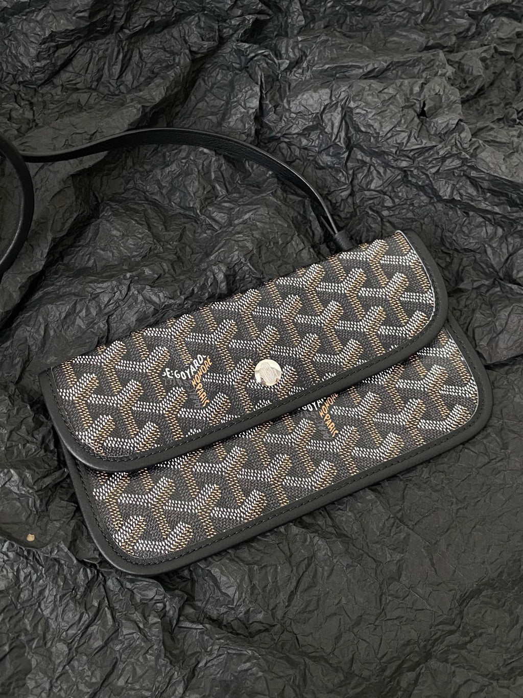 GOYARD SAINT LOUIS GM 40CM BLACK CANVAS