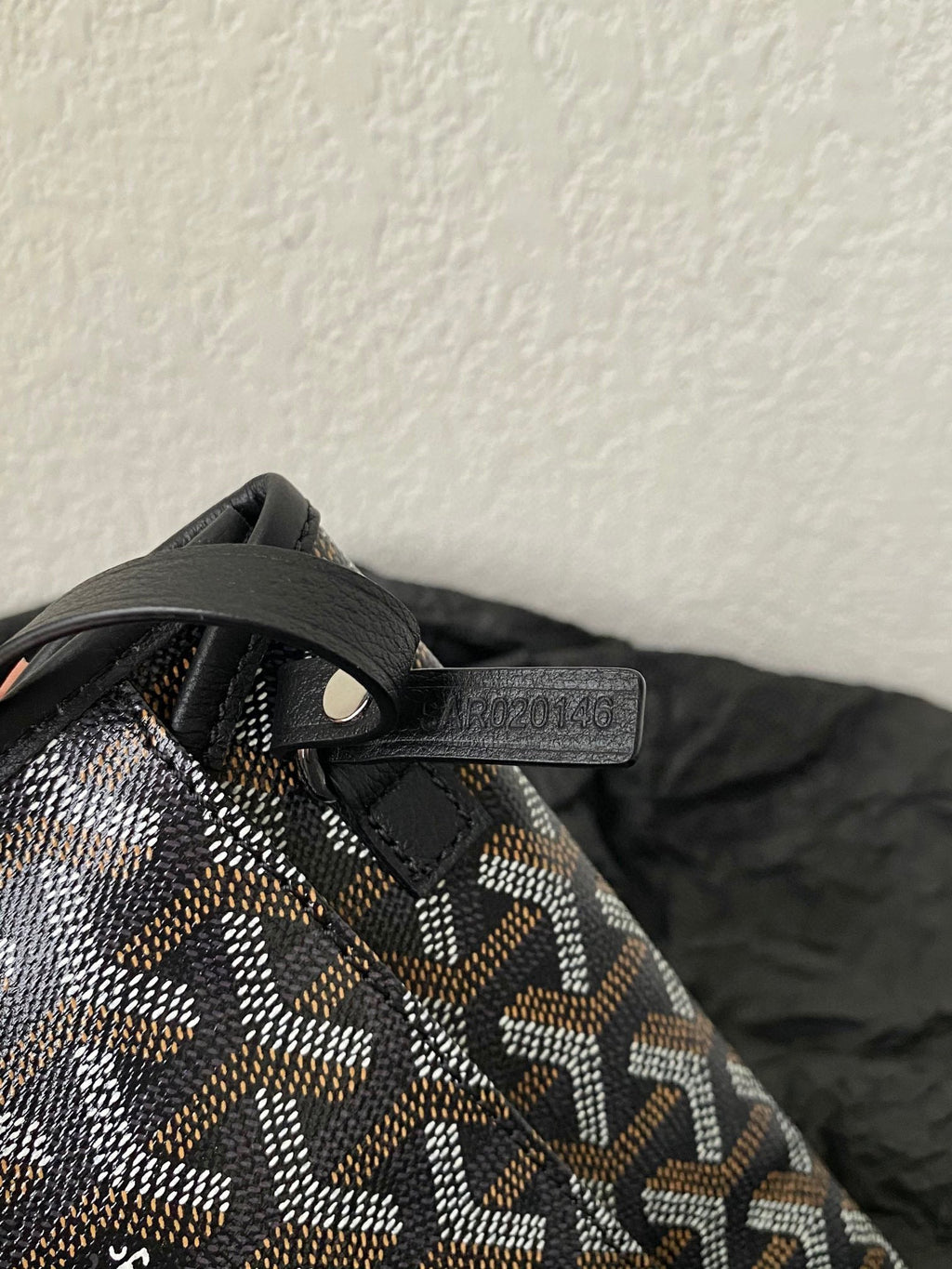 GOYARD SAINT LOUIS GM 40CM BLACK CANVAS