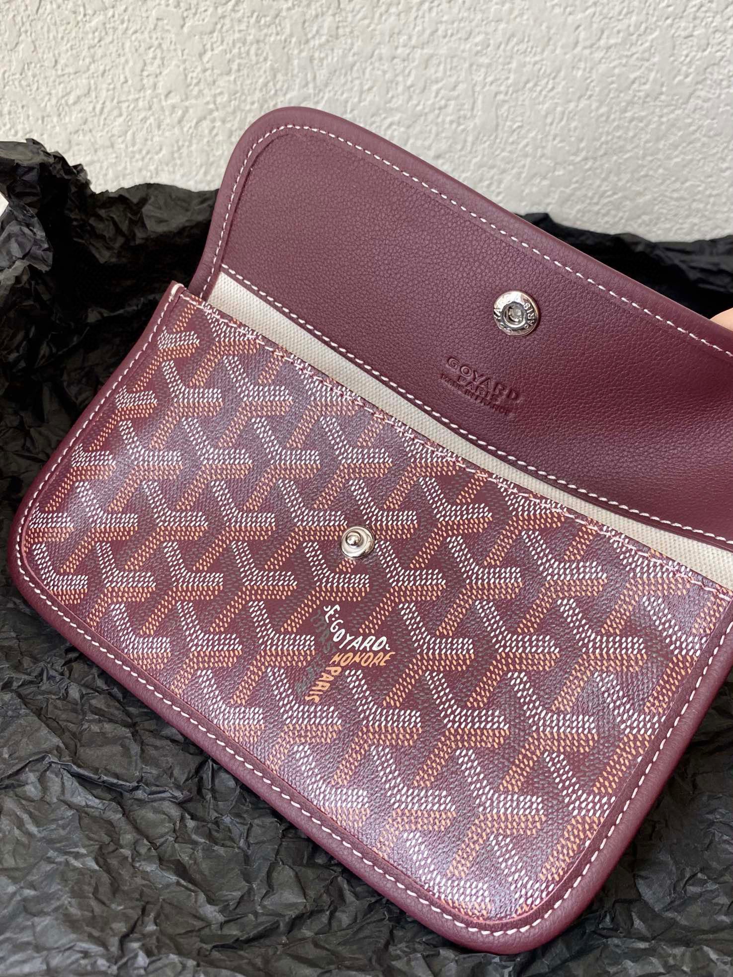 GOYARD SAINT LOUIS GM 40CM BURGUNDY CANVAS