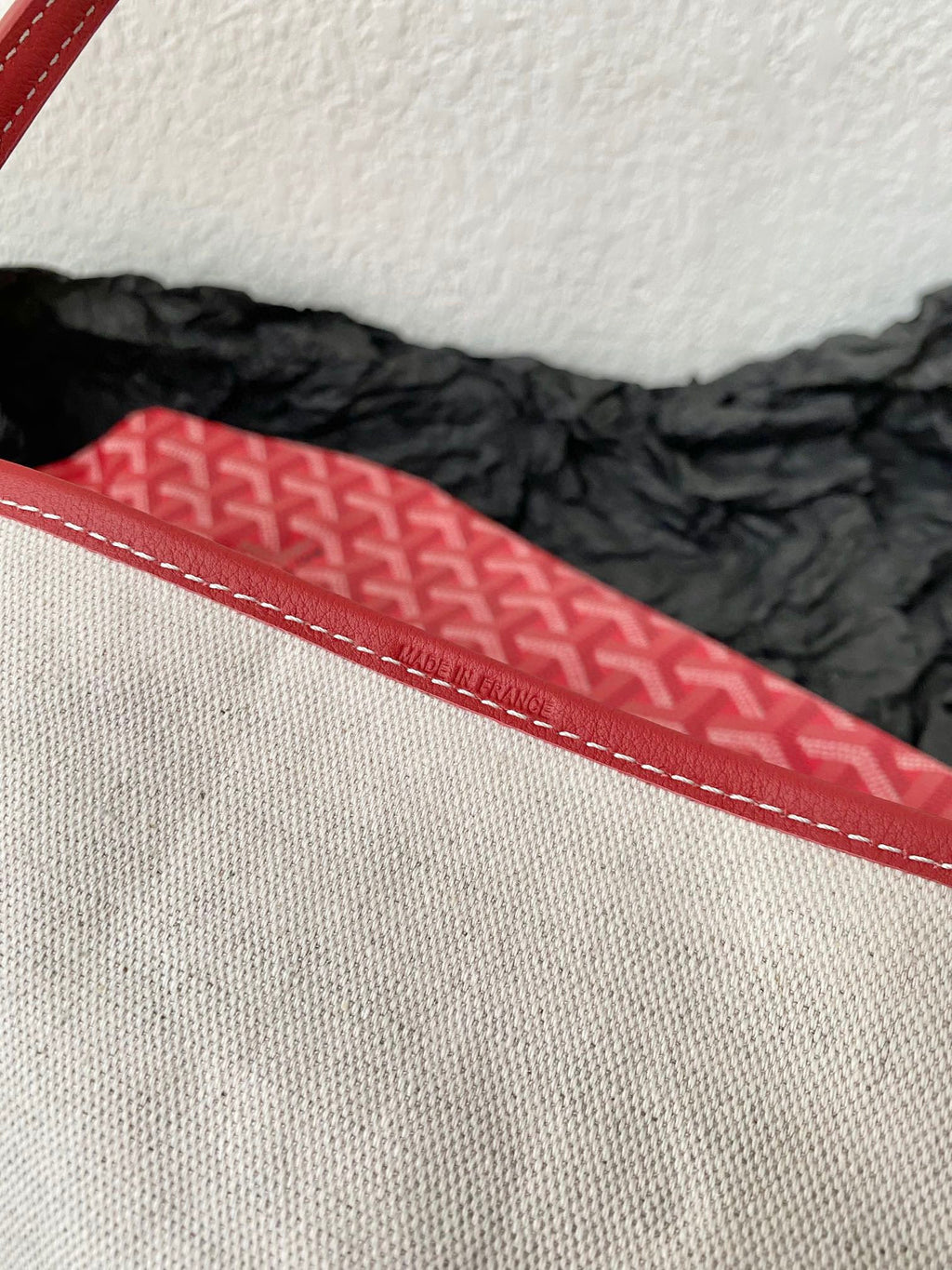 GOYARD SAINT LOUIS GM 40CM RED CANVAS
