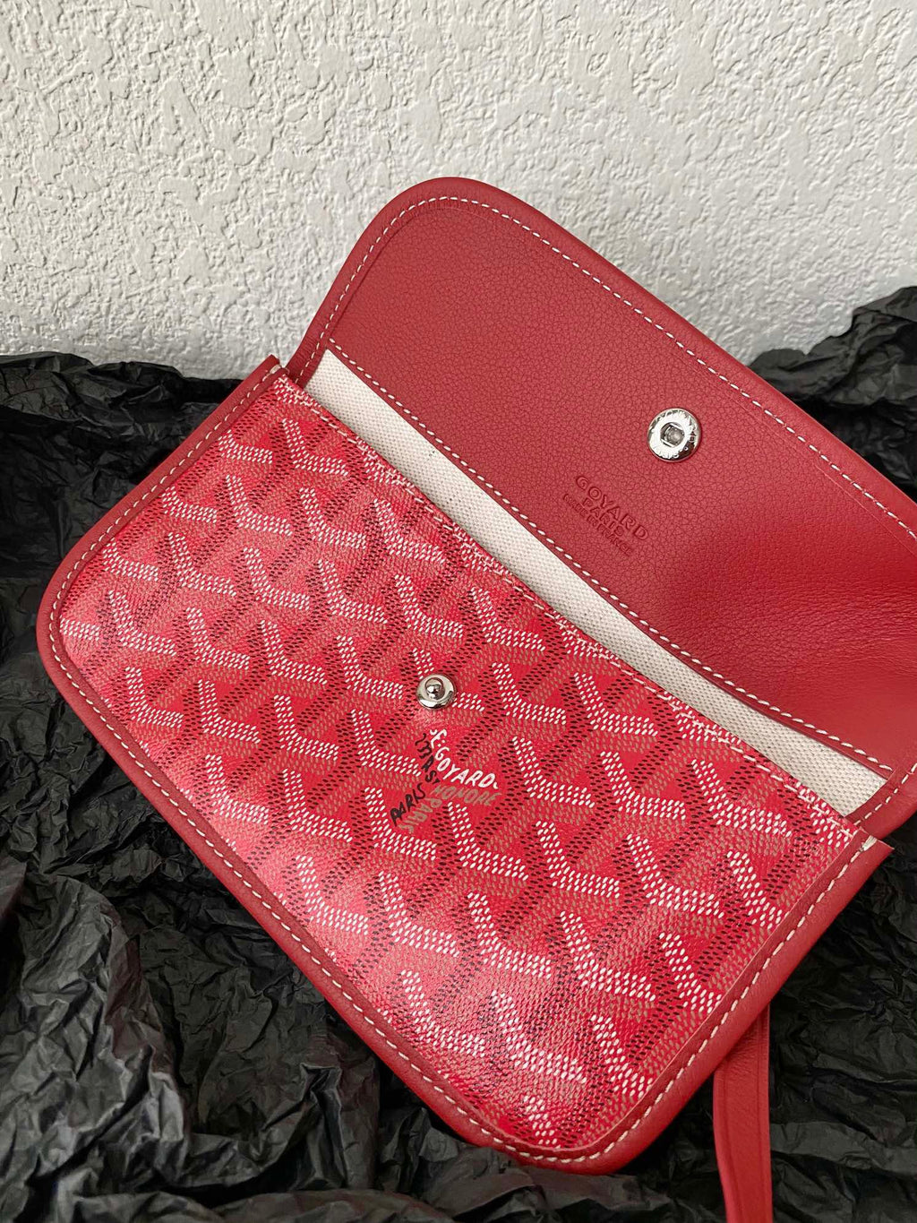 GOYARD SAINT LOUIS GM 40CM RED CANVAS