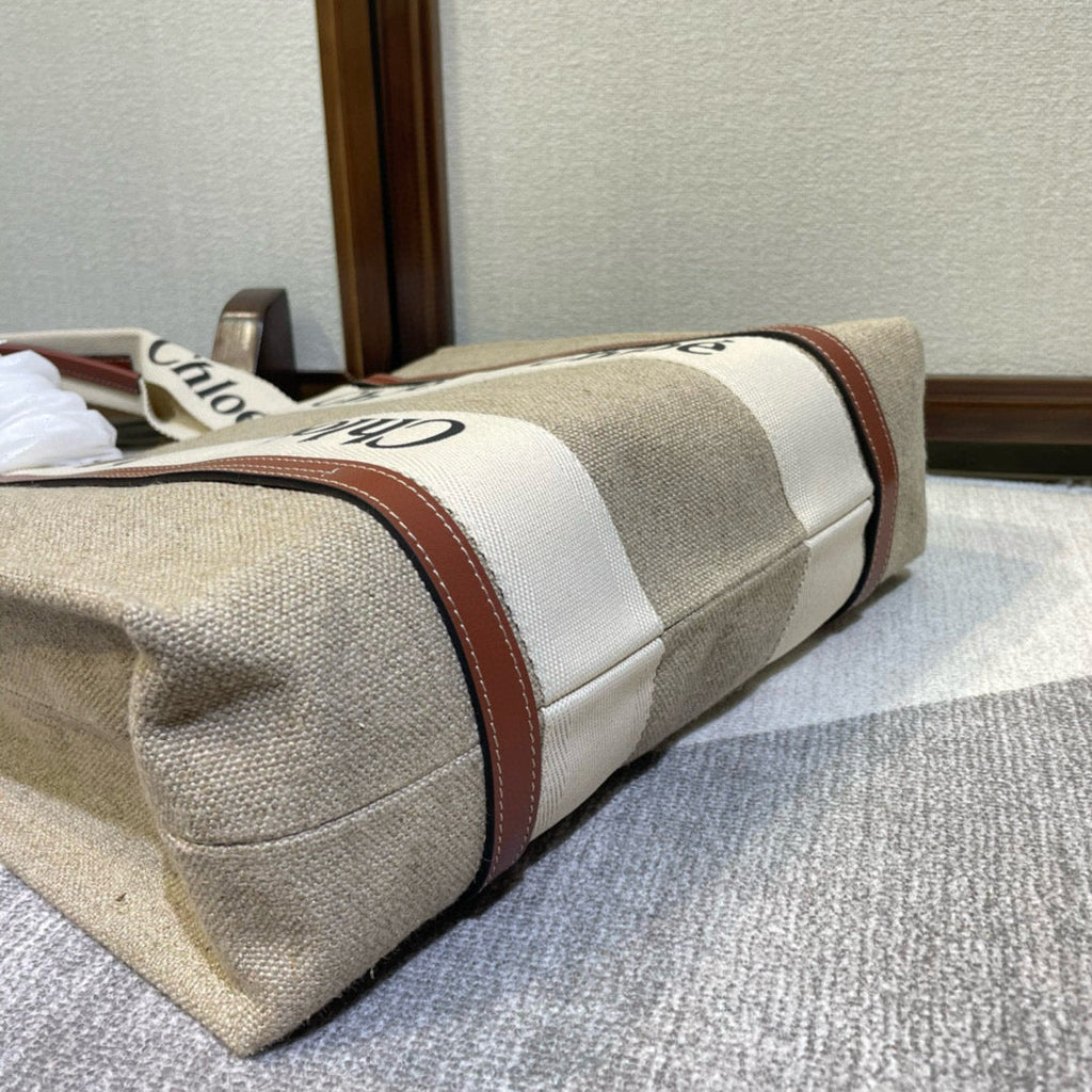 LOEWE LOE WOODY 37 BAG IN CANVAS