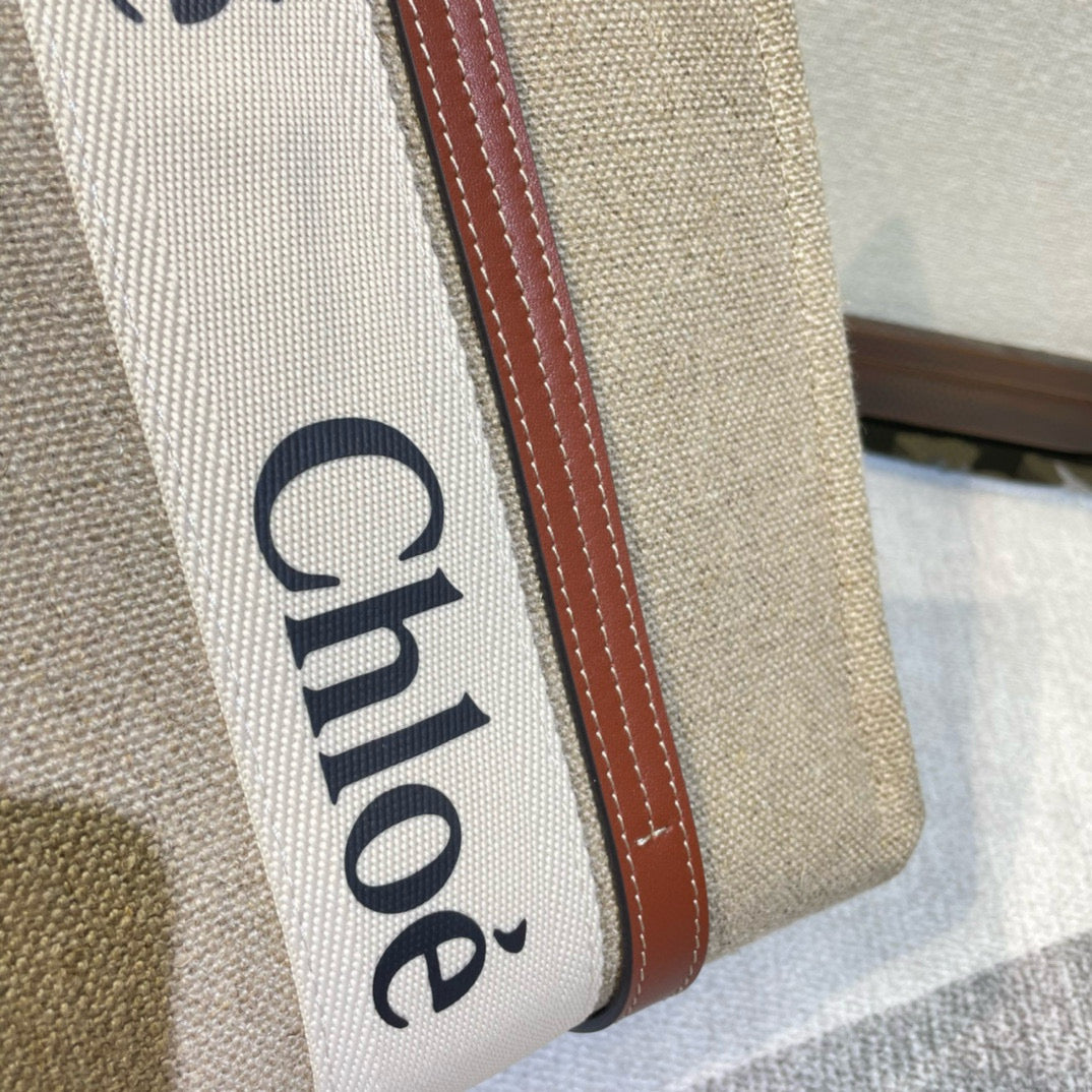 LOEWE LOE WOODY 37 BAG IN CANVAS