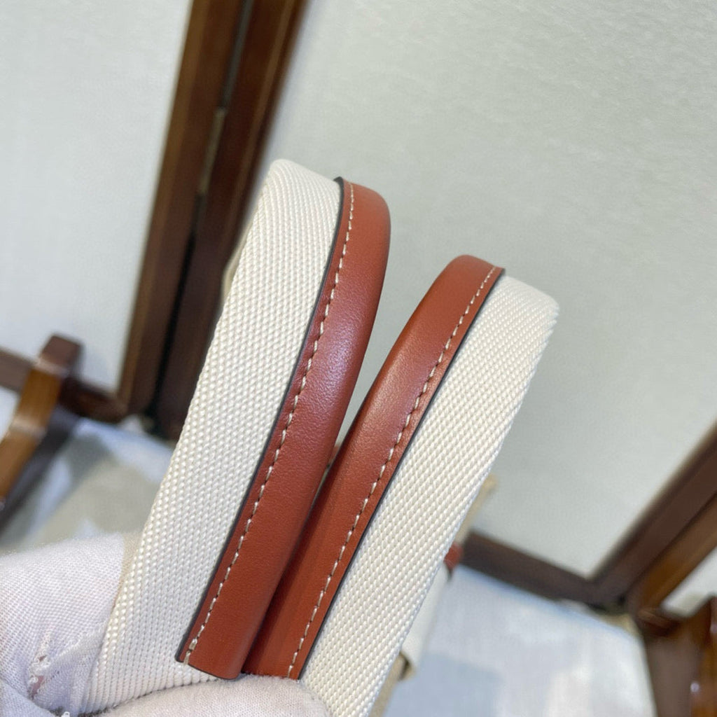 LOEWE LOE WOODY 37 BAG IN CANVAS