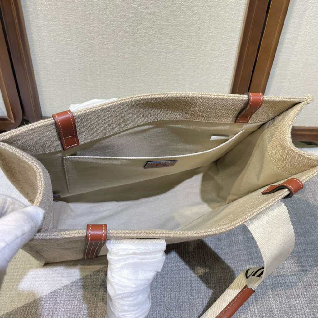 LOEWE LOE WOODY 37 BAG IN CANVAS