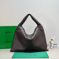 BOTTEGA VENETA LARGE HOP 54 IN BROWN LAMBSKIN