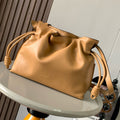 LOEWE LOE MEDIUM 30 FLAMENCO KNOT IN BEIGE LAMBSKIN