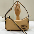 FENDI SIMPLY MINI 22 IN LIGHT BROWN GRAINED CALFSKIN