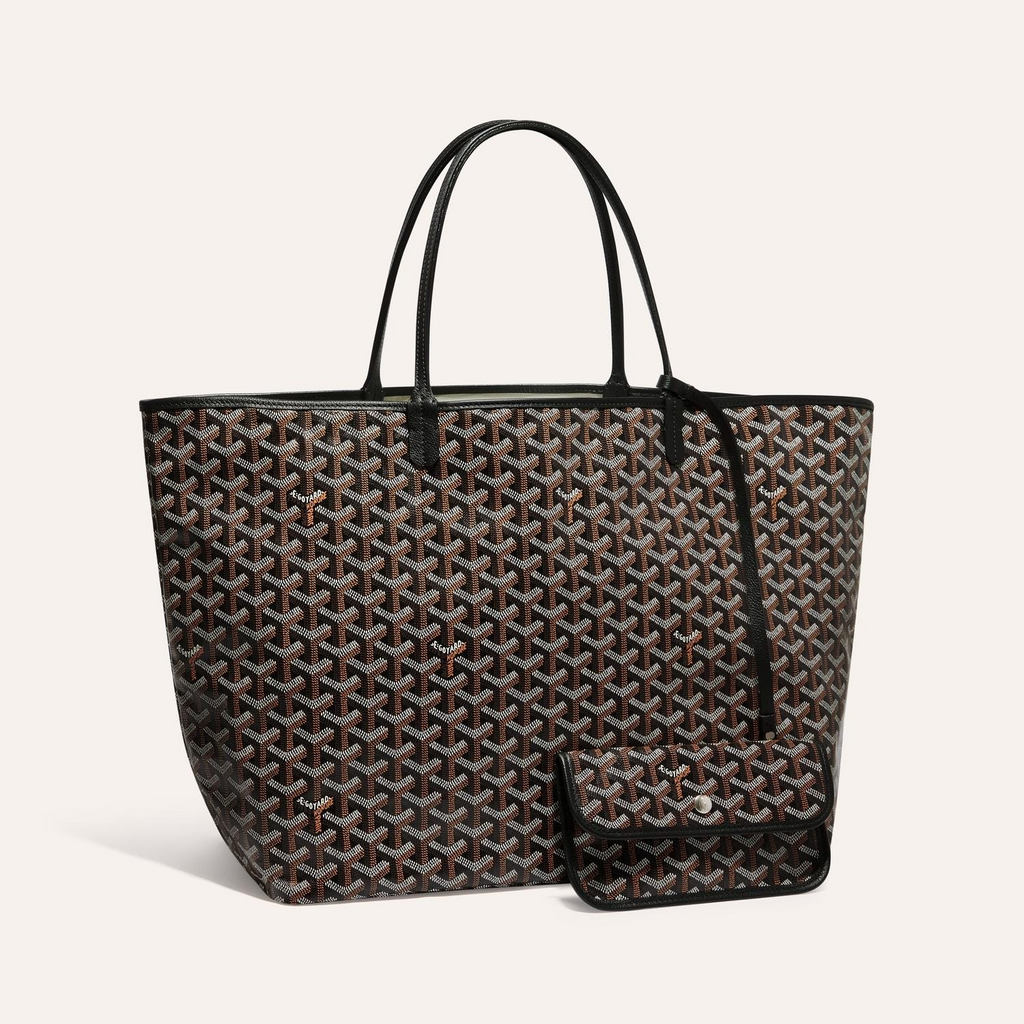 GOYARD SAINT LOUIS GM 40CM BLACK CANVAS