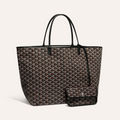 GOYARD SAINT LOUIS GM 40CM BLACK CANVAS
