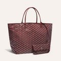 GOYARD SAINT LOUIS GM 40CM BURGUNDY CANVAS
