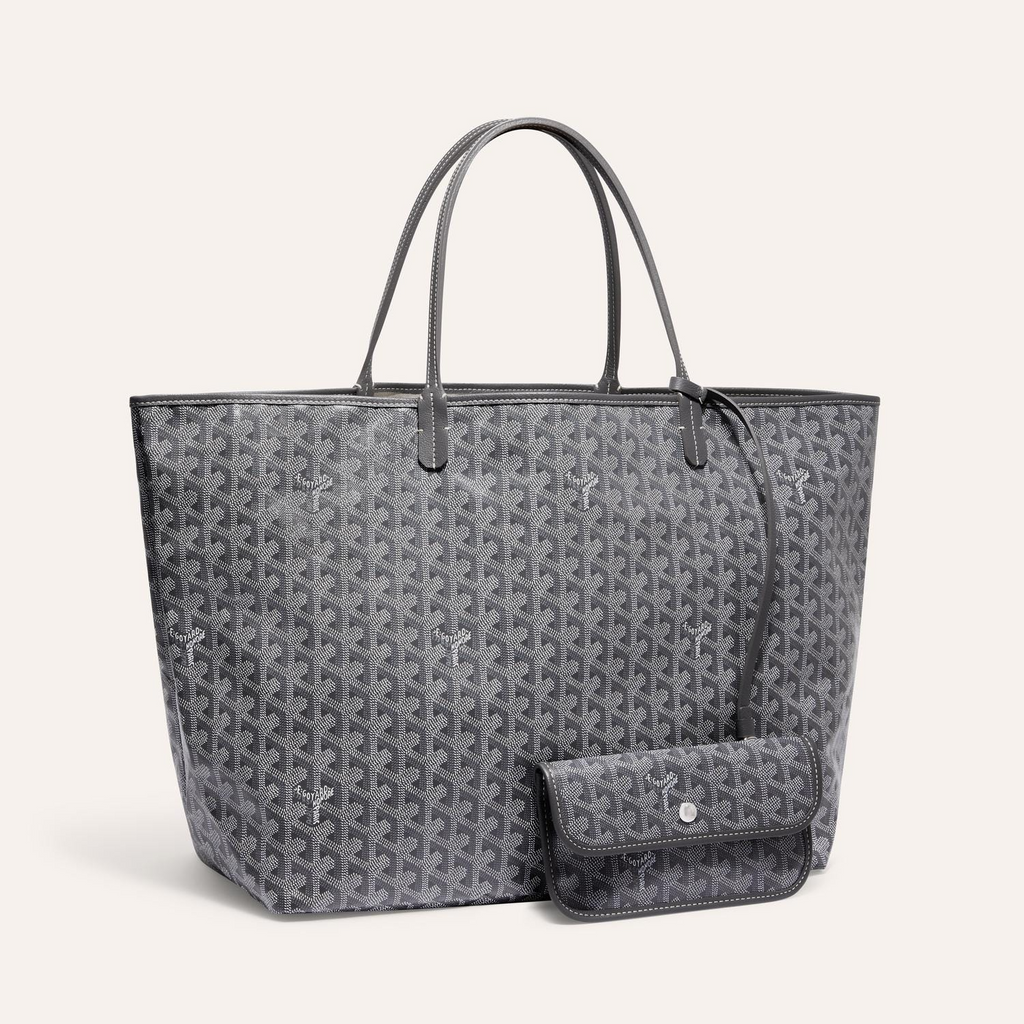 GOYARD SAINT LOUIS GM 40CM GREY CANVAS
