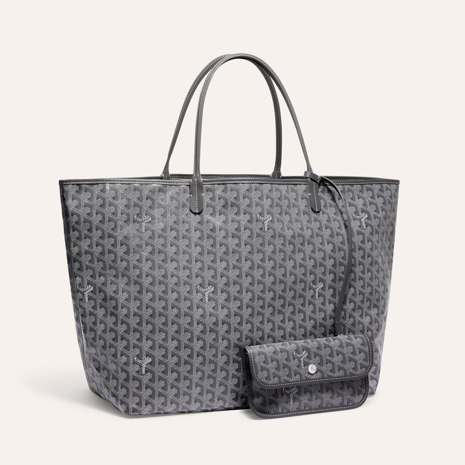 GOYARD SAINT LOUIS GM 40CM GREY CANVAS