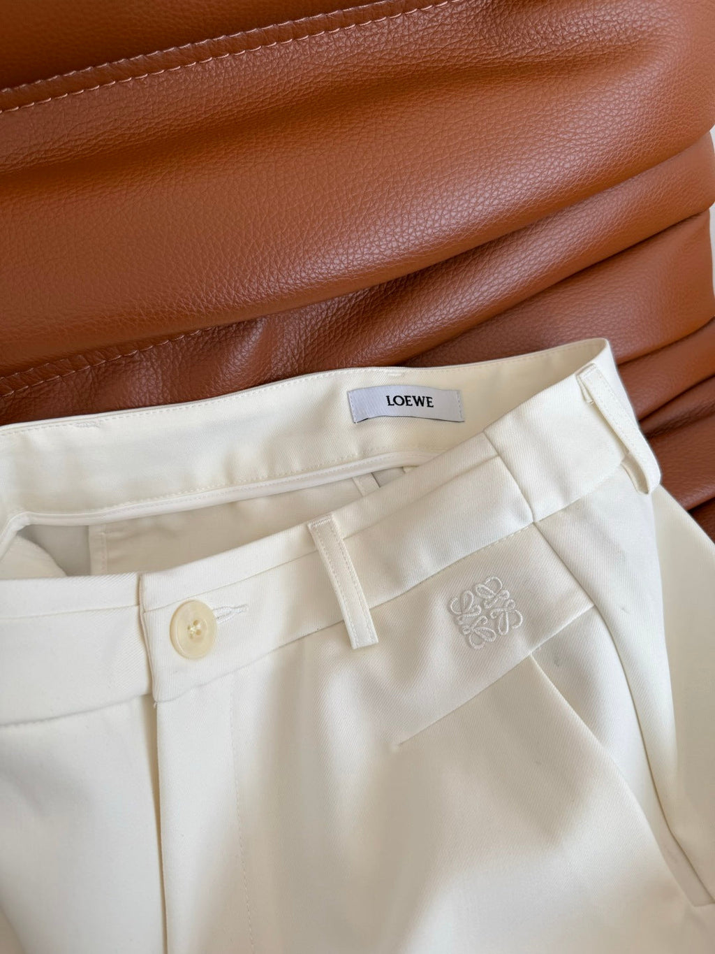 Loewe Short With Belt Polyester Fiber
