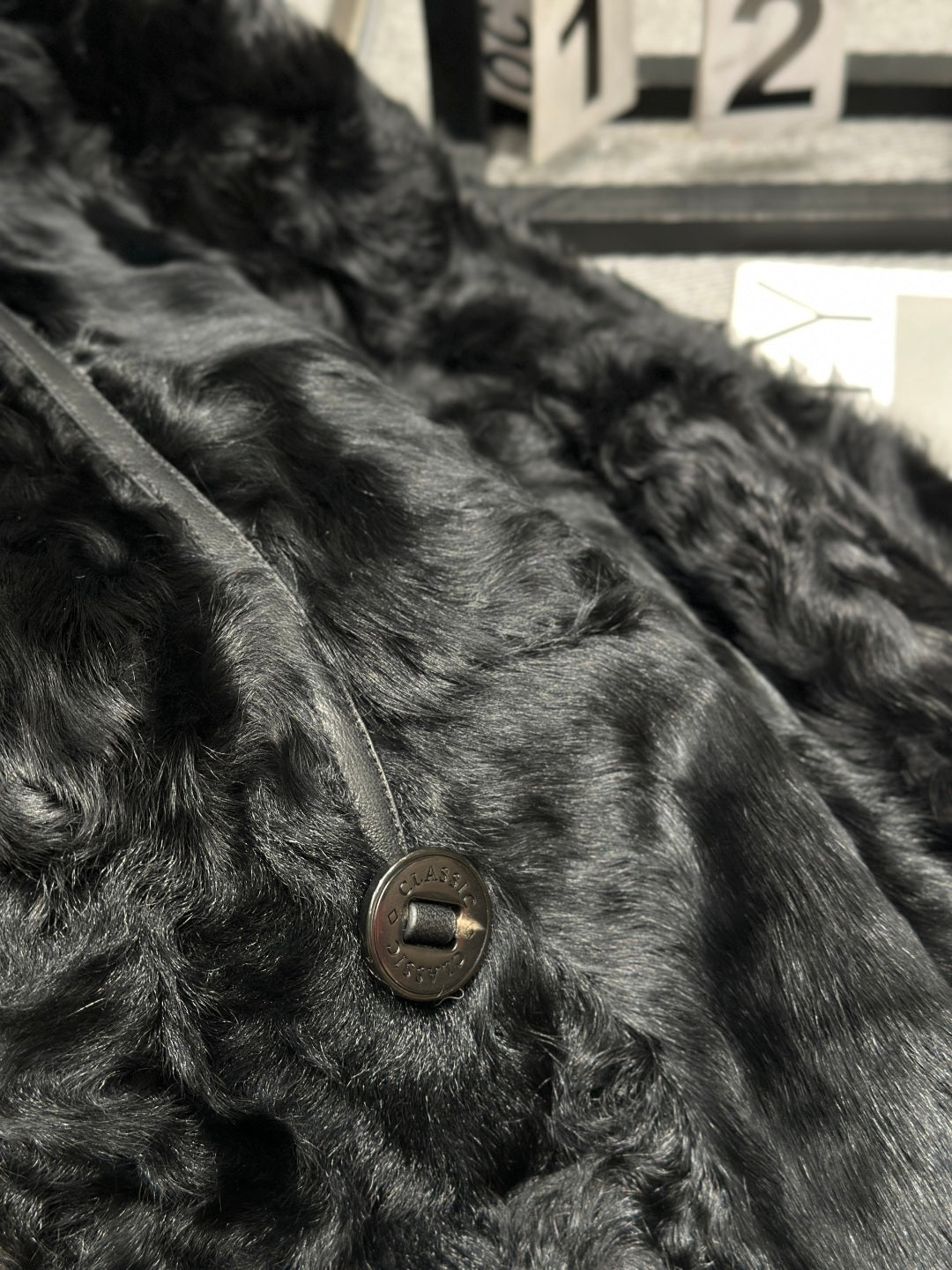 HERMES 25S SHEEPSKIN LEATHER JACKET 481