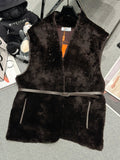 HERMES 25S SHEARLING VEST 375