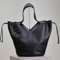 SAINT LAURENT YSL 25S Y LARGE HOBO 50 IN BLACK CALFSKIN GOLD HARDWRE