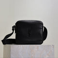 SAINT LAURENT YSL 25S NIKI CAMERA BAG 19 IN BLACK CALFSKIN