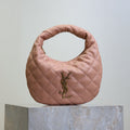SAINT LAURENT YSL 25S ICARINO 17 IN HORTENSIA QUILTED CALFSKIN GOLD HARDWARE