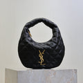 SAINT LAURENT YSL 25S ICARE BABY 17 IN BLACK QUILTED CALFSKIN GOLD HARDWARE