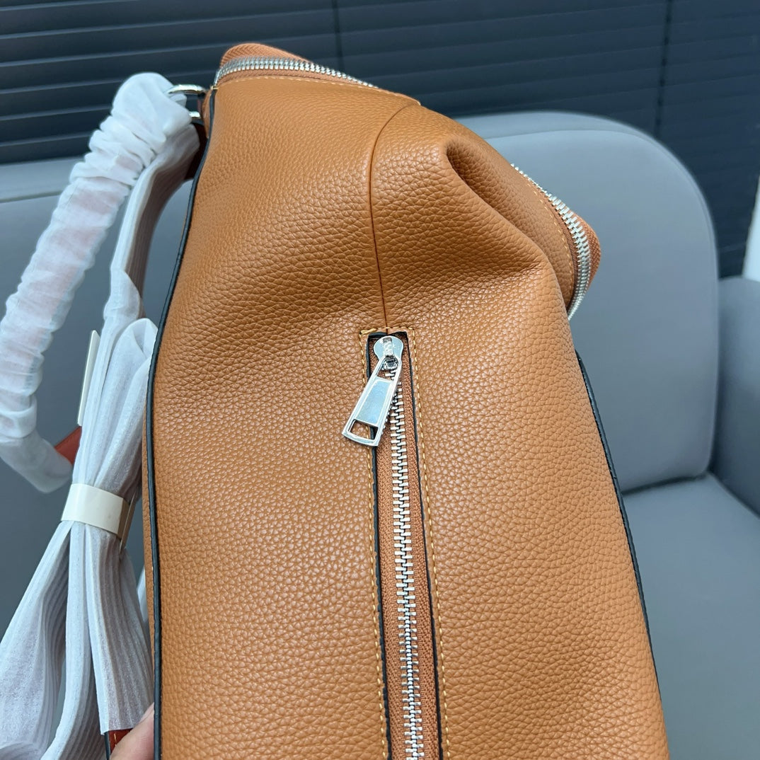 LOEWE LOE GOYA BACKPACK 41 IN WARM DESERT GRAINED CALFSKIN