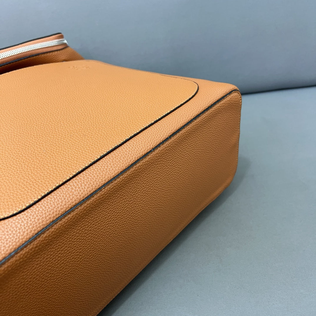 LOEWE LOE GOYA BACKPACK 41 IN WARM DESERT GRAINED CALFSKIN