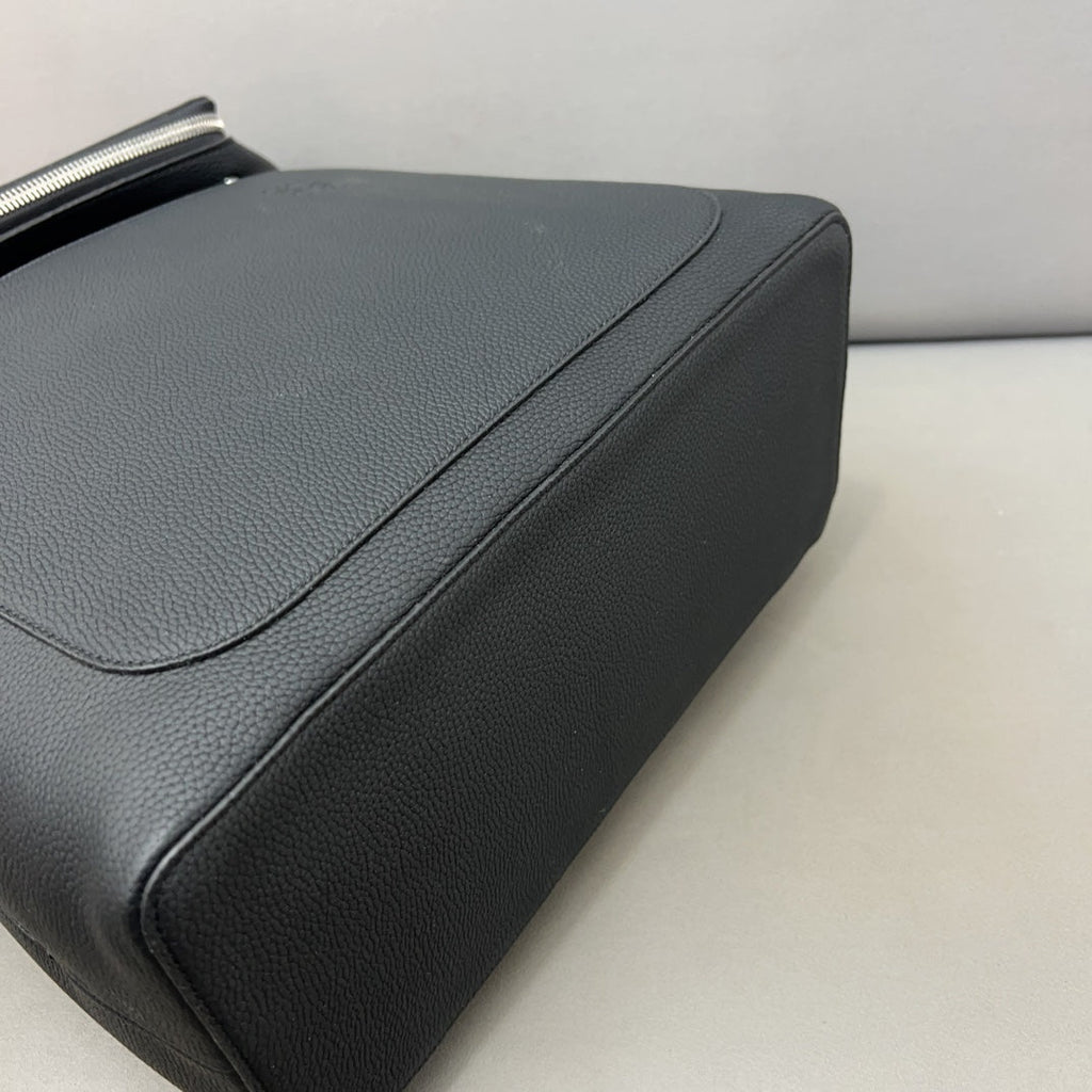 LOEWE LOE GOYA BACKPACK 41 IN BLACK GRAINED CALFSKIN