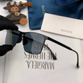 RECTANGULAR FRAME SUNGLASSES G2805 IN METAL