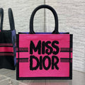 DIOR BOOK TOTE 26 CM IN COLORFUL CANVAS 226509