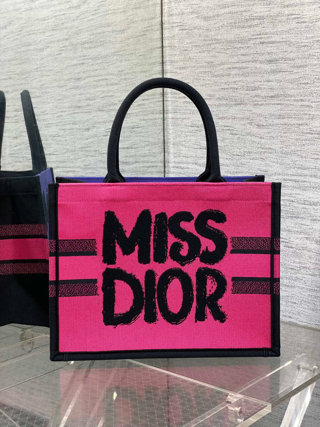 DIOR MEDIUM BOOK TOTE 36 IN COLORFUL CANVAS 226510